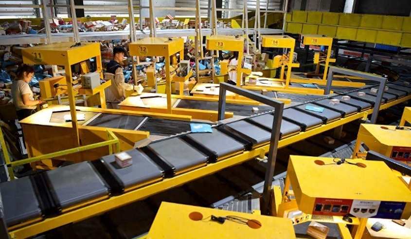 DWS物流設(shè)備,DWS物流快遞分揀設(shè)備,快遞包裹自動分揀機,高臻智能